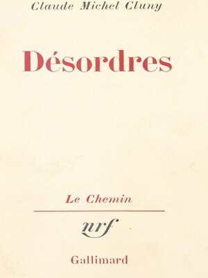 cover image of Désordres